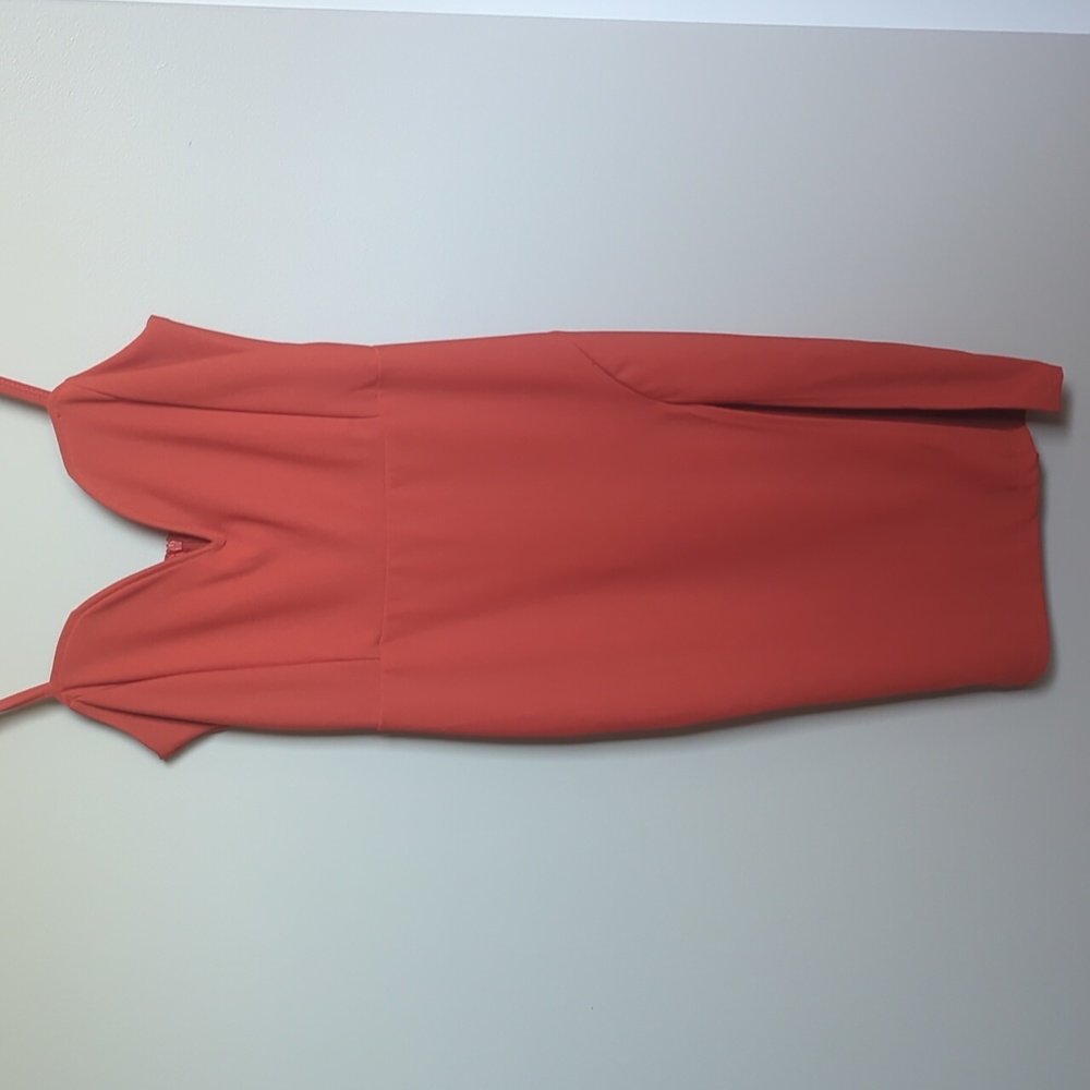 Sexy Revamped orange cocktail dress